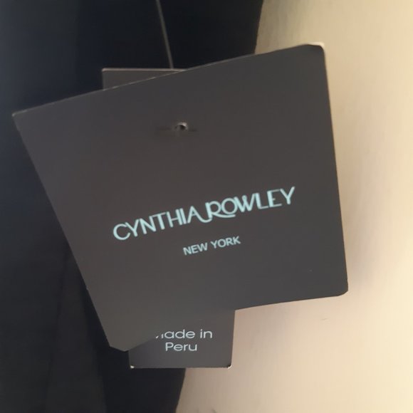 Black Semi Sheer Blouse Cynthis Rowley - Picture 6 of 9